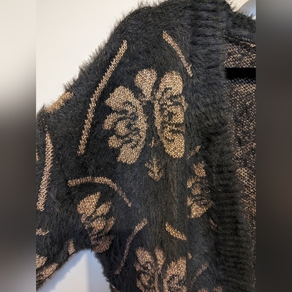 Maeve Anthropologie open front eyelash cardigan OS NWT - Picture 7 of 9